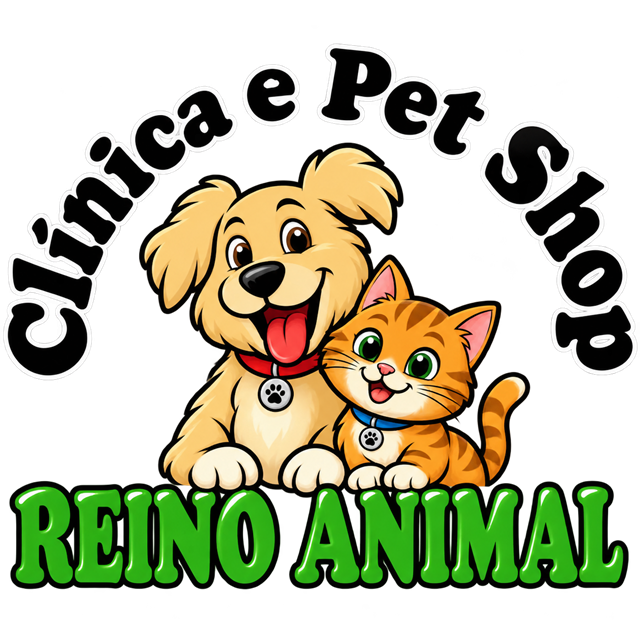 Logo da Clínica e Pet Shop Reino Animal